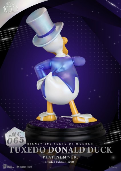 TUXEDO DONALD PLATINUM VERSION - DISNEY MASTERCRAFT