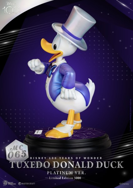TUXEDO DONALD PLATINUM VERSION - DISNEY MASTERCRAFT