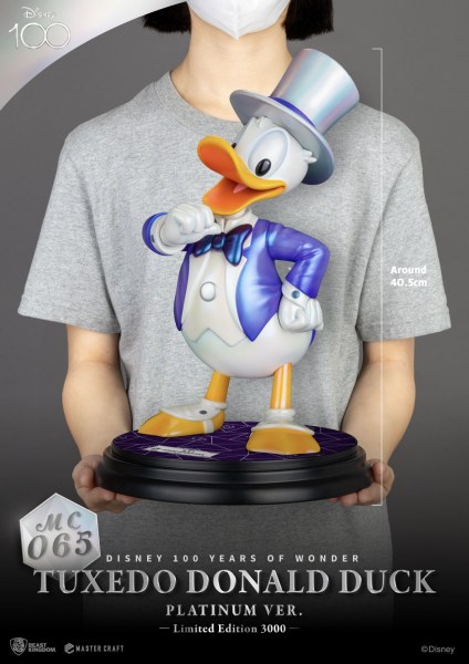 TUXEDO DONALD PLATINUM VERSION - DISNEY MASTERCRAFT