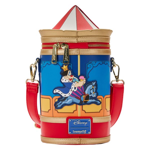 MICKEY & MINNIE BRAVE LITTLE TAILORS CAROUSEL SHOULDER BAG - DISNEY LOUNGEFLY