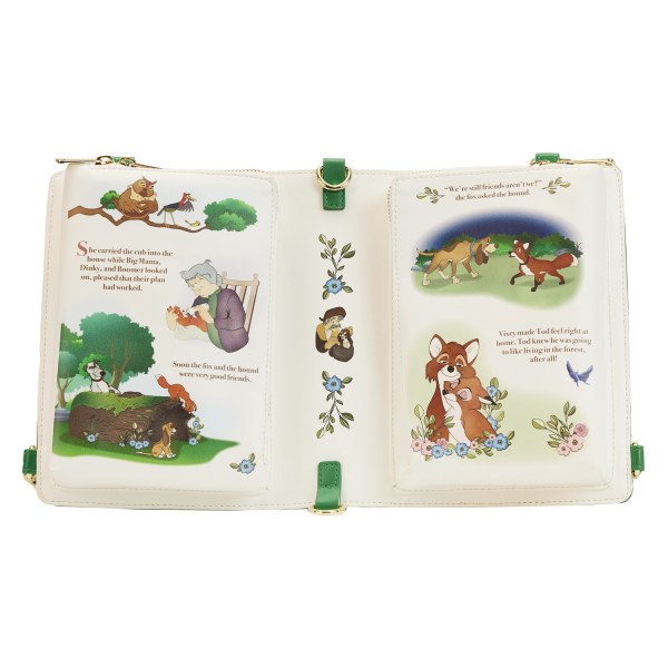 THE FOX AND THE HOUND CLASSIC BOOK SHOULDER BAG - DISNEY LOUNGEFLY