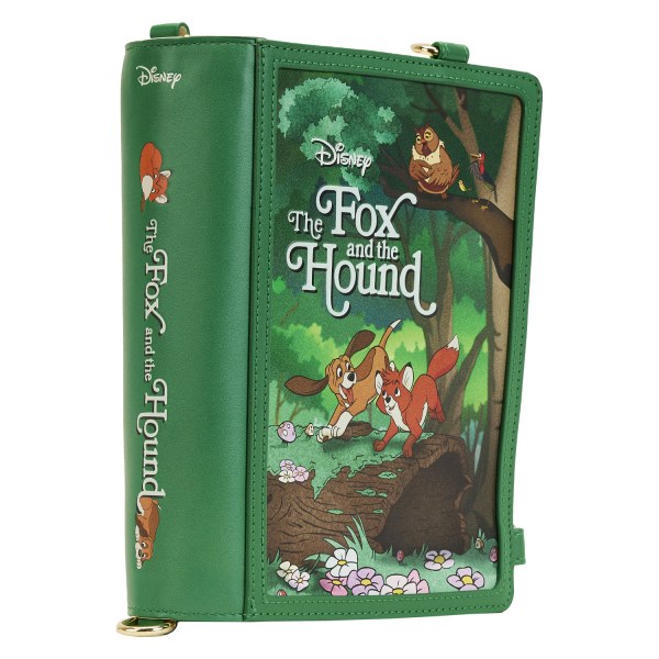 THE FOX AND THE HOUND CLASSIC BOOK SHOULDER BAG - DISNEY LOUNGEFLY