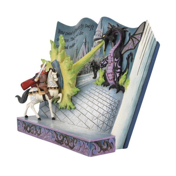 STORYBOOK PRINCE PHILLIP AND THE MALEFICENT DRAGON - DISNEY TRADITIONS
