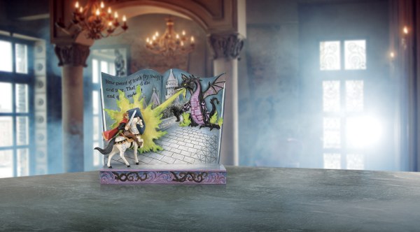 STORYBOOK PRINCE PHILLIP AND THE MALEFICENT DRAGON - DISNEY TRADITIONS