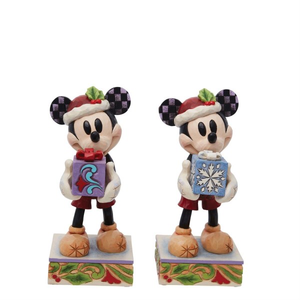 CHRISTMAS MICKEY WITH A SURPRISE GIFT - DISNEY TRADITIONS