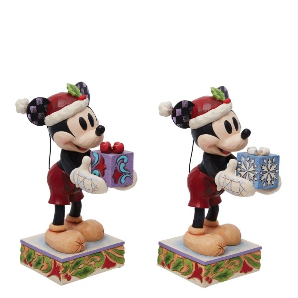 CHRISTMAS MICKEY WITH A SURPRISE GIFT - DISNEY TRADITIONS