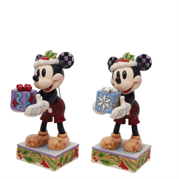 CHRISTMAS MICKEY WITH A SURPRISE GIFT - DISNEY TRADITIONS