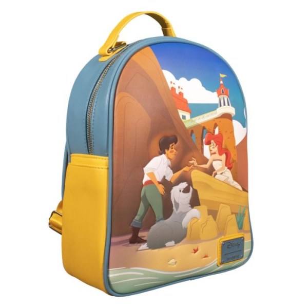 MINI BACKPACK THE LITTLE MERMAID ARIEL & ERIC ON THE BEACH - DISNEY LOUNGEFLY