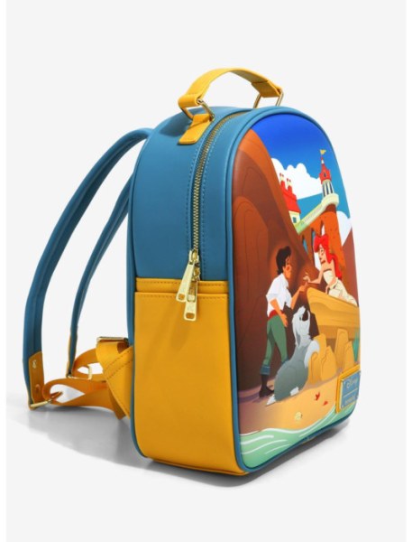 MINI BACKPACK THE LITTLE MERMAID ARIEL & ERIC ON THE BEACH - DISNEY LOUNGEFLY