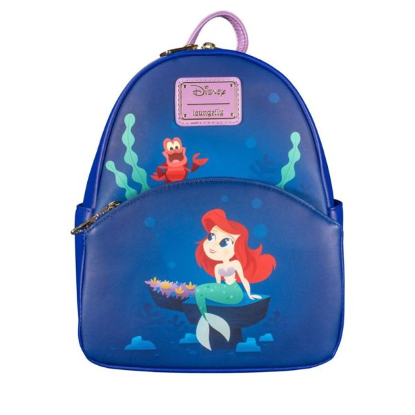 THE LITTLE MERMAID AND SEBASTIAN MINI BACKPACK - DISNEY LOUNGEFLY