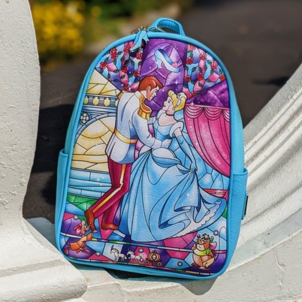 CINDERELLA STAINED GLASS MINI BACKPACK - DISNEY LOUNGEFLY