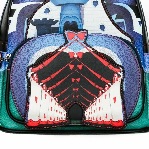 MINI BACKPACK CASTLE QUEEN OF HEARTS - DISNEY LOUNGEFLY
