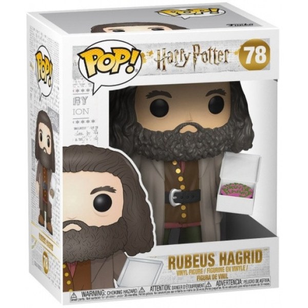Harry Potter Super Sized POP! 78 Movies Vinyl Figurine Hagrid with Cake 14 cm