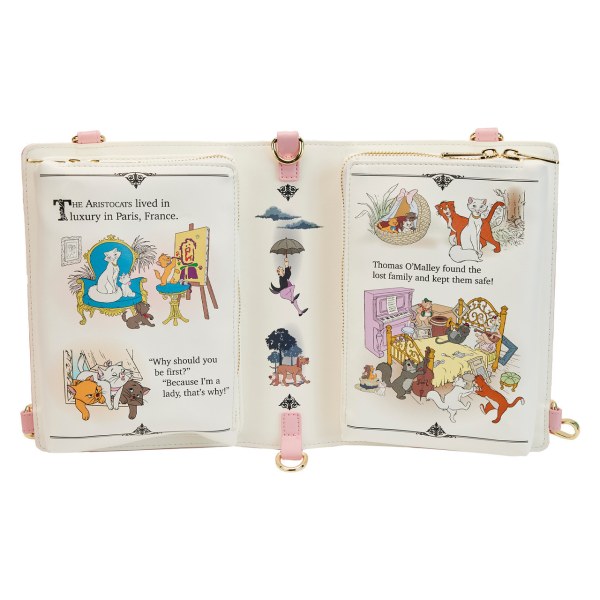 SHOULDER BAG THE ARISTOCATS CLASSIC BOOK - DISNEY LOUNGEFLY