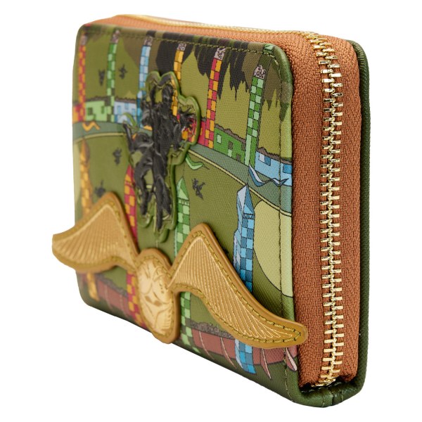 GOLDEN SQUICK CARD HOLDER - HARRY POTTER LOUNGEFLY