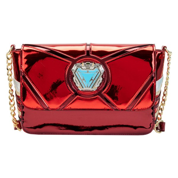 IRON MAN 15TH ANNIVERSARY COSPLAY SHOULDER BAG - MARVEL LOUNGEFLY