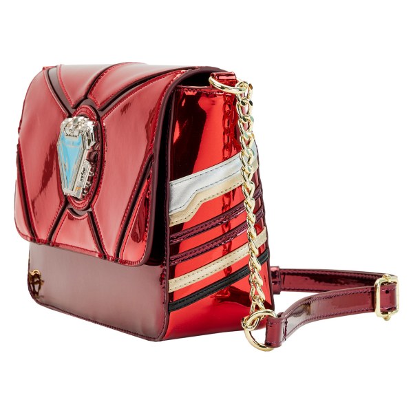 IRON MAN 15TH ANNIVERSARY COSPLAY SHOULDER BAG - MARVEL LOUNGEFLY