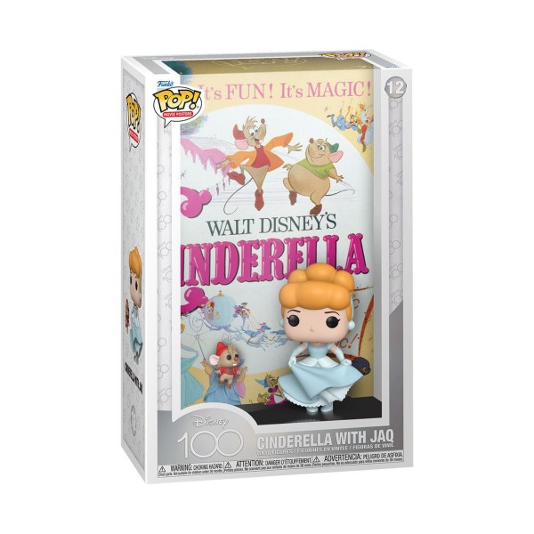 FUNKO POP! 12 - CINDERELLA MOVIE POSTER DISNEY'S 100TH
