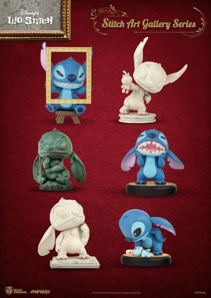 PACK OF 6 ART GALLERY STITCH FIGURINES - DISNEY MINI EGG ATTACK