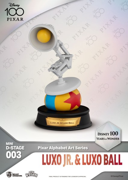 6-PACK PIXAR ALPHABET FIGURES - 100 YEARS OF WONDER DISNEY MINI EGG ATTACK