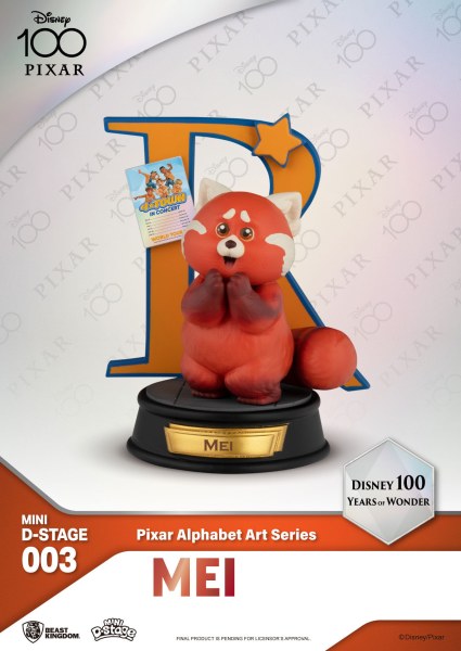 6-PACK PIXAR ALPHABET FIGURES - 100 YEARS OF WONDER DISNEY MINI EGG ATTACK
