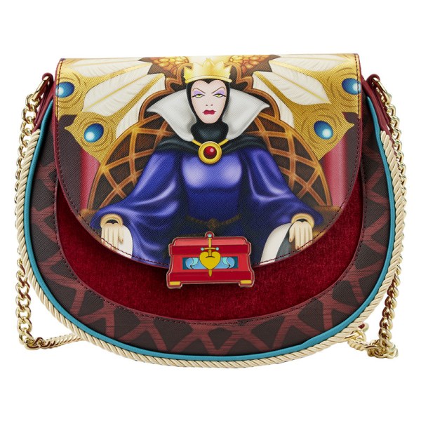 SHOULDER BAG THE EVIL QUEEN ON HER THRONE - DISNEY LOUNGEFLY