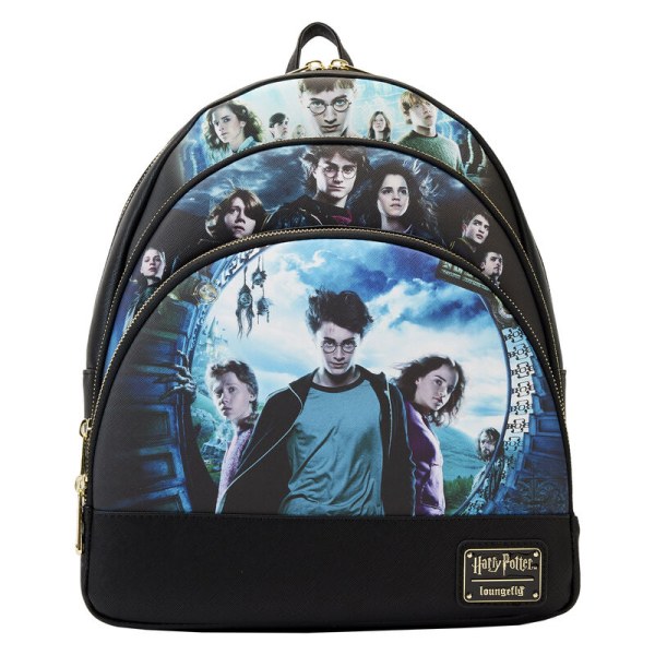 MINI BACKPACK MOVIE POSTERS TRIPLE POCKET - HARRY POTTER LOUNGEFLY