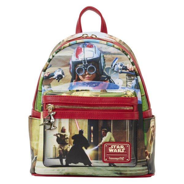 MINI BACKPACK STAR WARS THE PHANTOM MENACE FINAL FRAMES - STAR WARS LOUNGEFLY