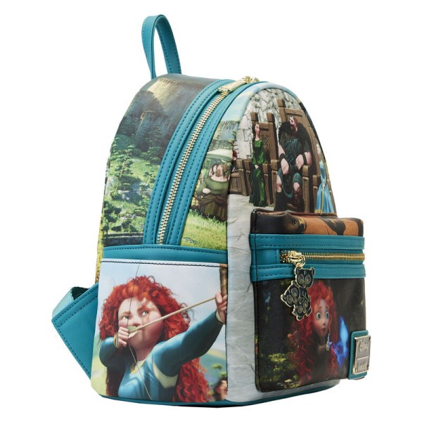 MERIDA PRINCESS SCENES MINI BACKPACK - DISNEY LOUNGEFLY