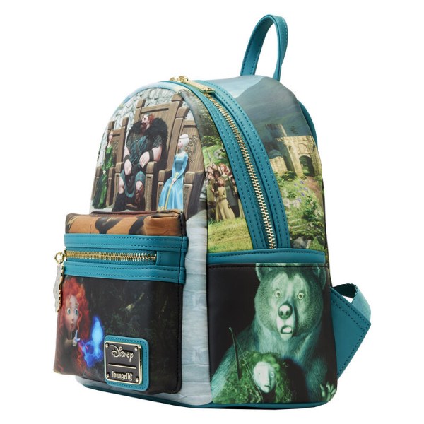 MERIDA PRINCESS SCENES MINI BACKPACK - DISNEY LOUNGEFLY