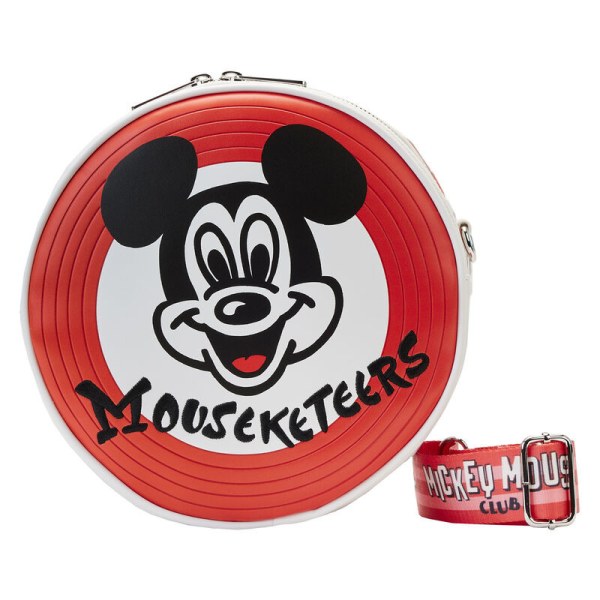 DISNEY100 MICKEY MOUSEKETEER SHOULDER BAG - DISNEY LOUNGEFLY