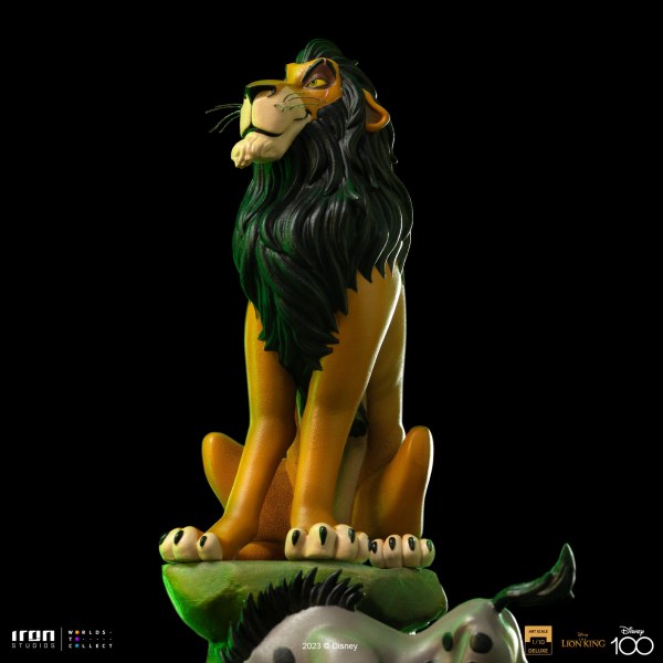 SCAR DELUXE ART SCALE - DISNEY THE LION KING
