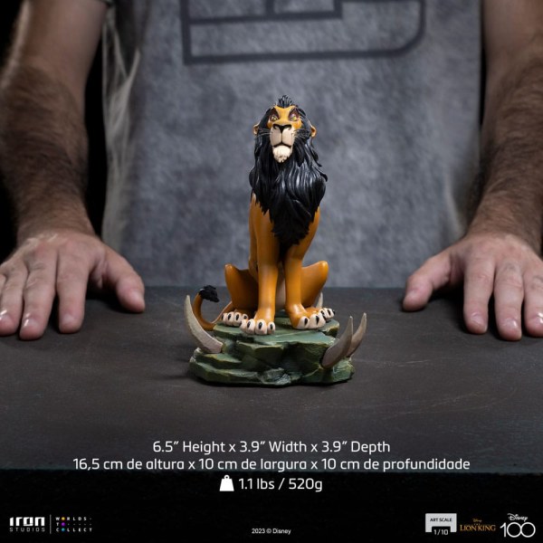 The Lion King statuette 1/10 Art Scale Scar Regular 16 cm