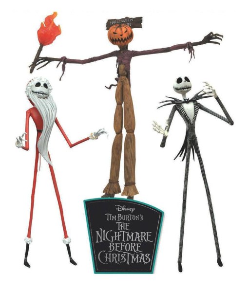 Pack 3 figures The Nightmare before Christmas - The Jobs of Jack Skellington