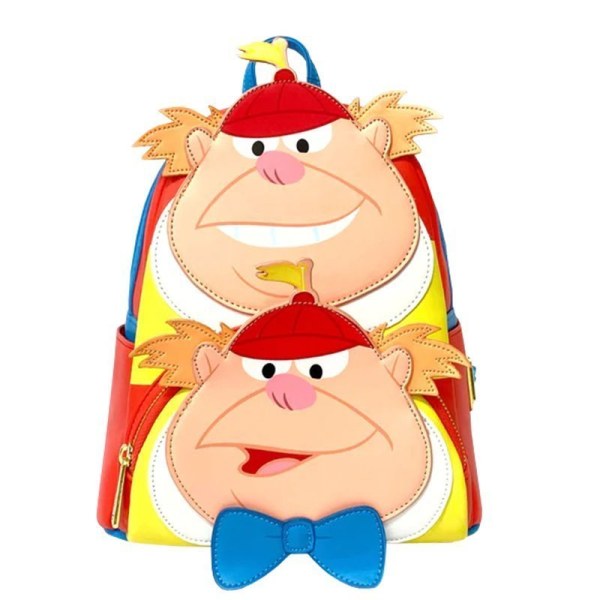MINI TWEEDLE DEE AND TWEEDLE DUM COSPLAY BACKPACK - DISNEY LOUNGEFLY