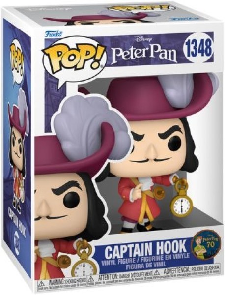 FUNKO POP! 1348 - CAPTAIN HOOK - PETER PAN 70TH ANNIVERSARY