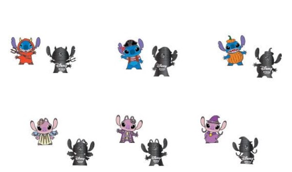 ANGEL & STITCH HALLOWEEN MYSTERY PIN - DISNEY LILO & STITCH