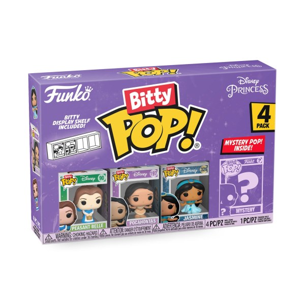 4-PACK FUNKO BITTY POP! - DISNEY PRINCESSES
