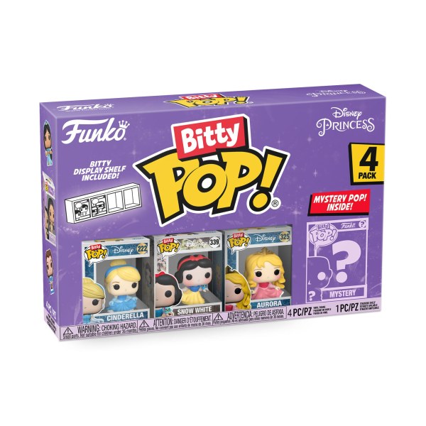 4-PACK FUNKO BITTY POP! - DISNEY PRINCESSES