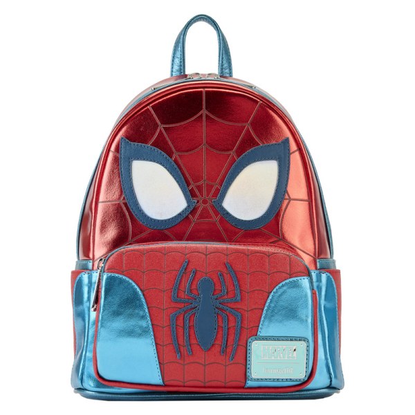 MINI BACKPACK METALLIC SPIDER-MAN COSPLAY - DISNEY LOUNGEFLY