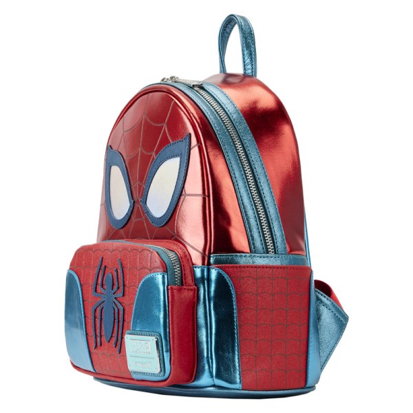 MINI BACKPACK METALLIC SPIDER-MAN COSPLAY - DISNEY LOUNGEFLY