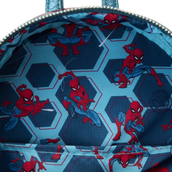 MINI BACKPACK METALLIC SPIDER-MAN COSPLAY - DISNEY LOUNGEFLY