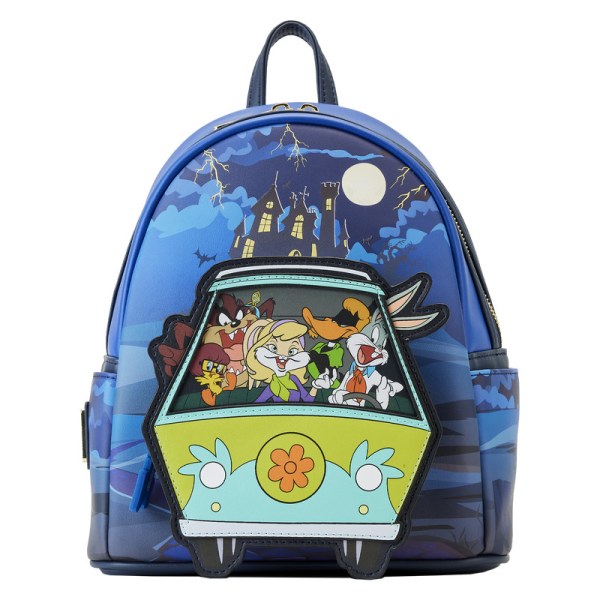 WARNER BROS 100TH ANNIVERSARY LOONEY TUNES & SCOOBY MASHUP MINI BACKPACK - WARNER BROS LOUNGEFLY