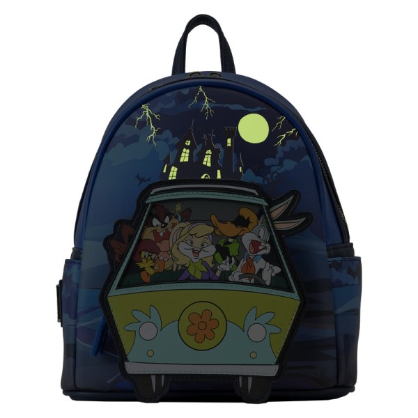 WARNER BROS 100TH ANNIVERSARY LOONEY TUNES & SCOOBY MASHUP MINI BACKPACK - WARNER BROS LOUNGEFLY