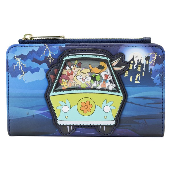 WARNER BROS 100TH ANNIVERSARY LOONEY TUNES & SCOOBY MASHUP WALLET - WARNER BROS LOUNGEFLY