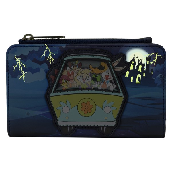 WARNER BROS 100TH ANNIVERSARY LOONEY TUNES & SCOOBY MASHUP WALLET - WARNER BROS LOUNGEFLY