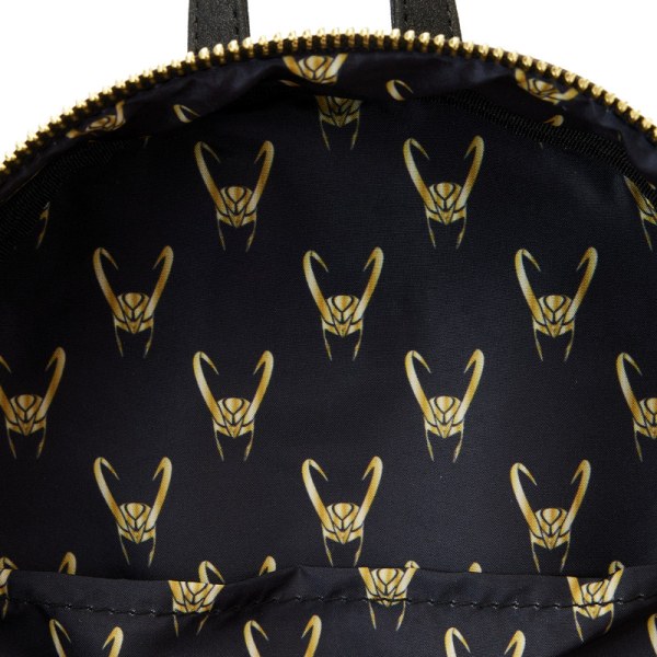 METALLIC LOKI MINI BACKPACK - MARVEL LOUNGEFLY