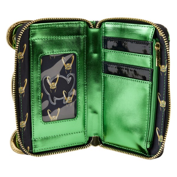 METALLIC LOKI WALLET - MARVEL LOUNGEFLY