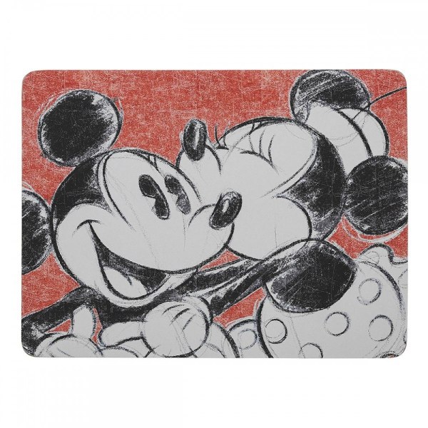 Set of 4 Mickey and Minnie Mouse placemats - DISNEY ENCHANTING