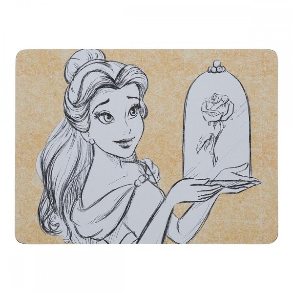 Set of 4 Placemats Belle - Beauty and the Beast - DISNEY ENCHANTING